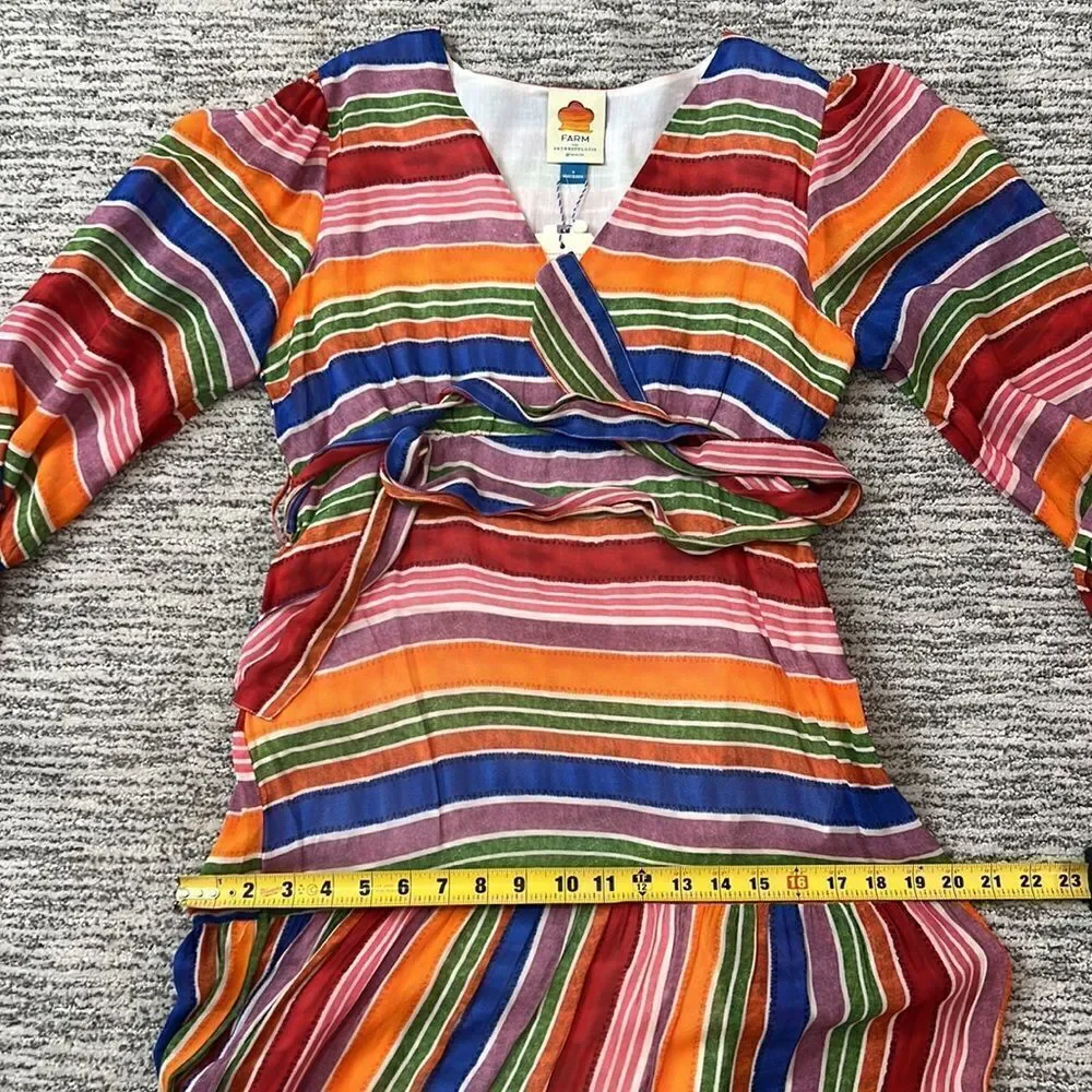 NWT Farm Rio Anthropologie Farm Rio Luana Maxi Dress Small - Picture 11 of 16